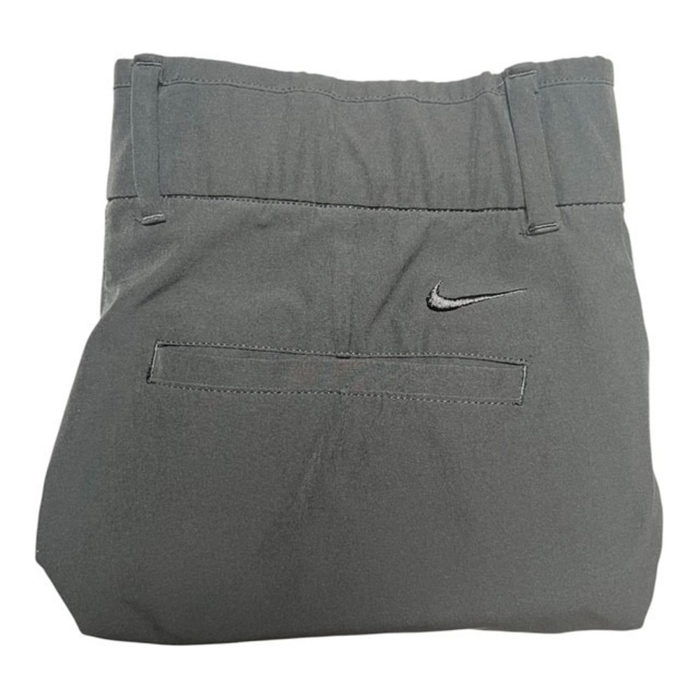 Nike Women Sz M Dri-Fit Athletic Golf Shorts 5in Black Hook And Bar Closure-2226